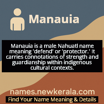 Manauia Name Meaning and Origin