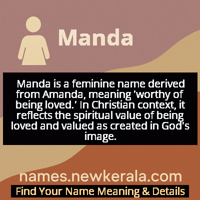 Manda Name Meaning and Origin