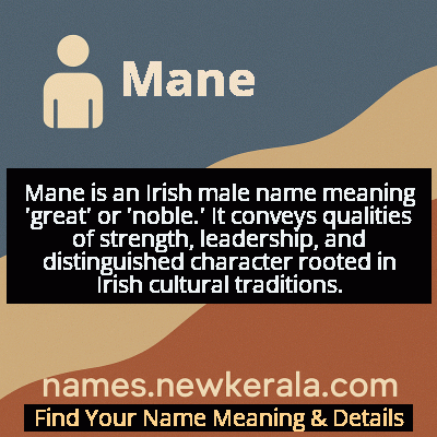 Mane Name Meaning and Origin