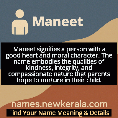 Maneet Name Meaning and Origin