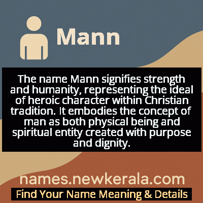 Mann Name Meaning and Origin