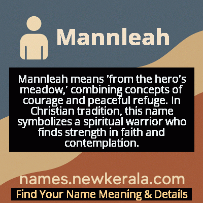 Mannleah Name Meaning and Origin