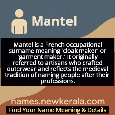 Mantel Name Meaning and Origin