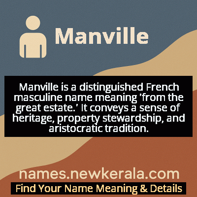 Manville Name Meaning and Origin