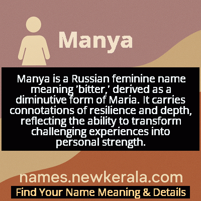 Manya Name Meaning and Origin