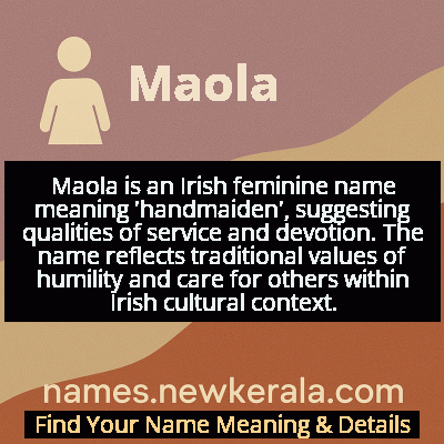 Maola Name Meaning and Origin