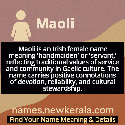 Maoli Name Meaning and Origin