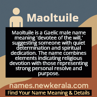 Maoltuile Name Meaning and Origin