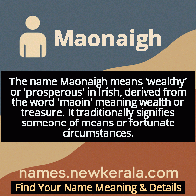 Maonaigh Name Meaning and Origin