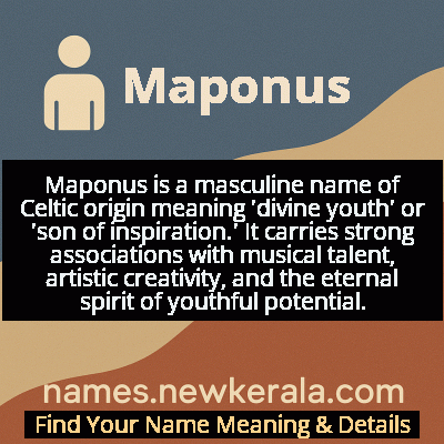 Maponus Name Meaning and Origin