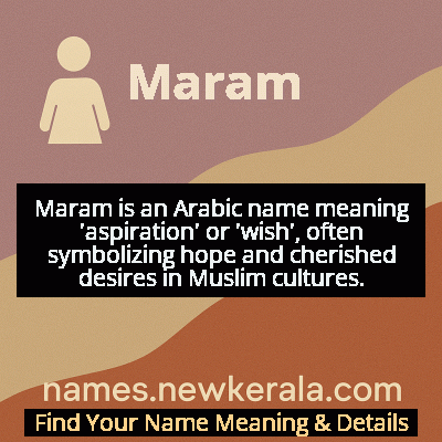 Maram Name Meaning and Origin
