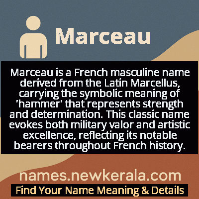 Marceau Name Meaning and Origin