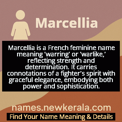 Marcellia Name Meaning and Origin