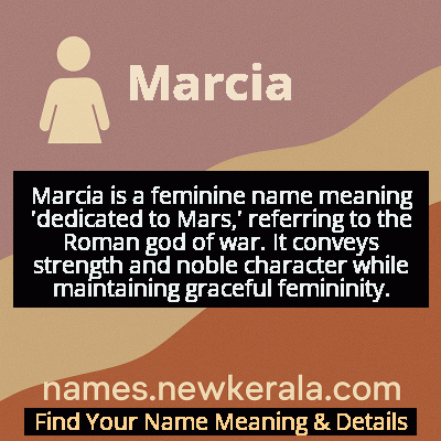 Marcia Name Meaning and Origin