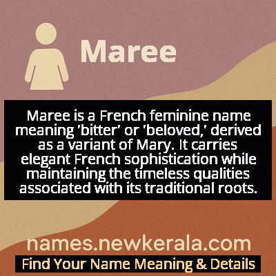 Maree Name Meaning and Origin
