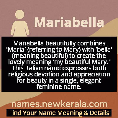 Mariabella Name Meaning and Origin