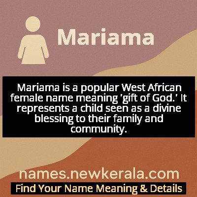 Mariama Name Meaning and Origin