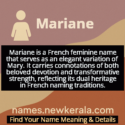 Mariane Name Meaning and Origin