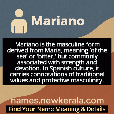 Mariano Name Meaning and Origin