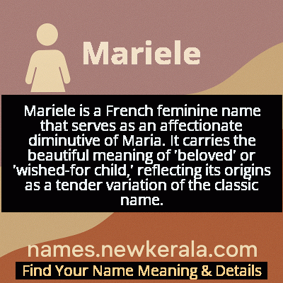 Mariele Name Meaning and Origin