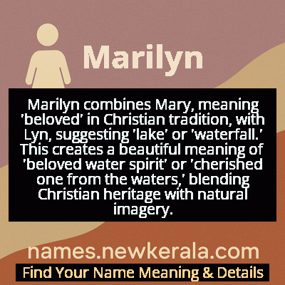 Marilyn Name Meaning and Origin