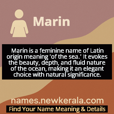 Marin Name Meaning and Origin