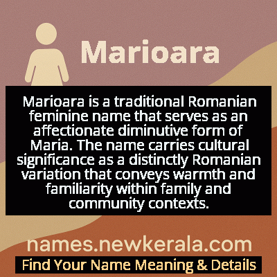 Marioara Name Meaning and Origin