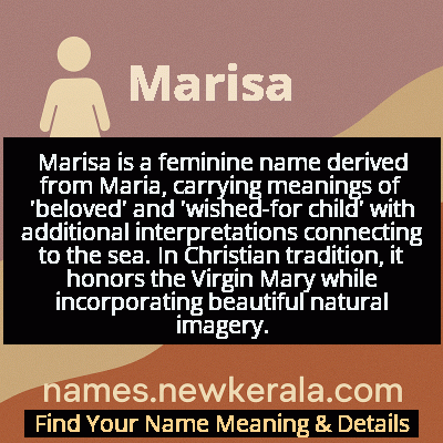 Marisa Name Meaning and Origin