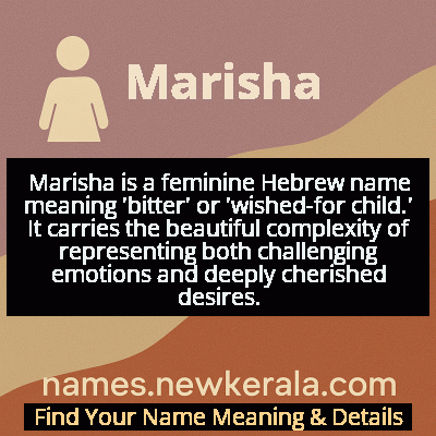 Marisha Name Meaning and Origin