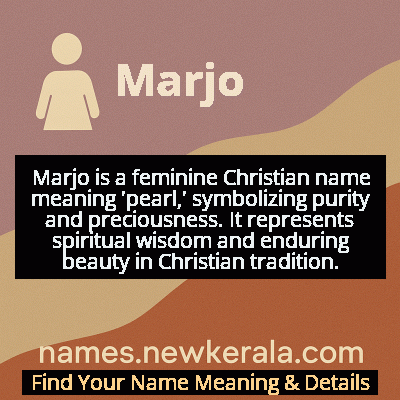 Marjo Name Meaning and Origin