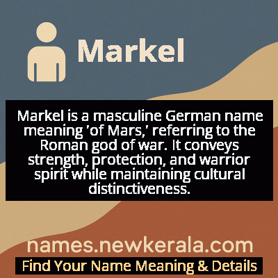 Markel Name Meaning and Origin
