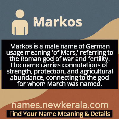 Markos Name Meaning and Origin