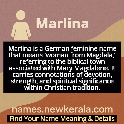 Marlina Name Meaning and Origin