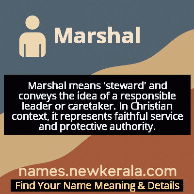 Marshal Name Meaning and Origin