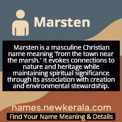 Marsten Name Meaning and Origin
