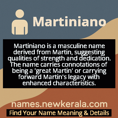 Martiniano Name Meaning and Origin