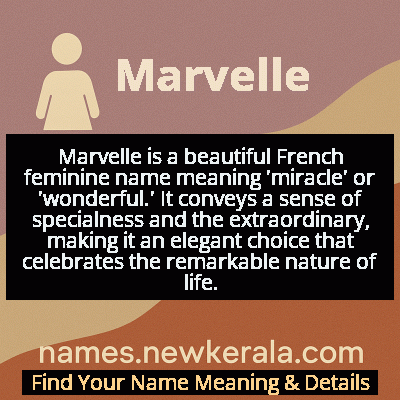 Marvelle Name Meaning and Origin