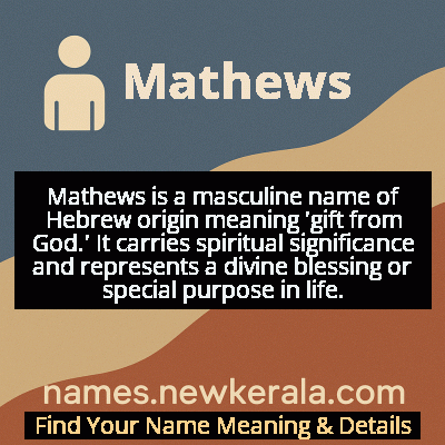 Mathews Name Meaning and Origin