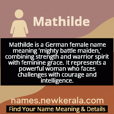 Mathilde Name Meaning and Origin