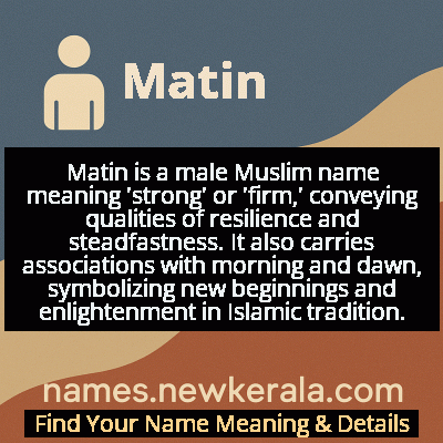 Matin Name Meaning and Origin
