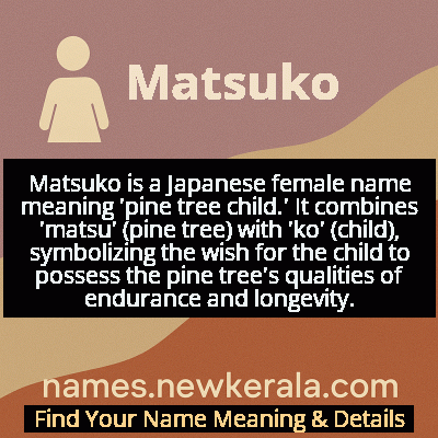Matsuko Name Meaning and Origin