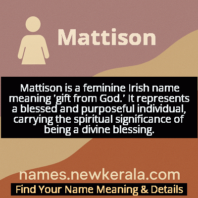 Mattison Name Meaning and Origin