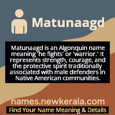 Matunaagd Name Meaning and Origin