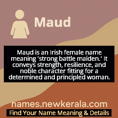 Maud Name Meaning and Origin