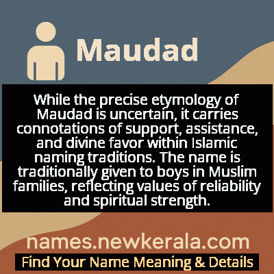 Maudad Name Meaning and Origin