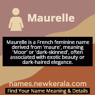 Maurelle Name Meaning and Origin