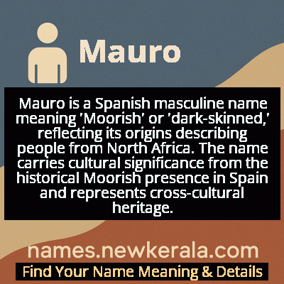 Mauro Name Meaning and Origin