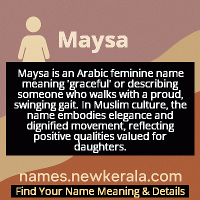 Maysa Name Meaning and Origin