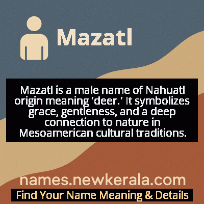 Mazatl Name Meaning and Origin
