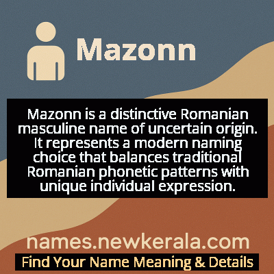 Mazonn Name Meaning and Origin